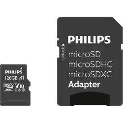 Karta pamięci  Philips MicroSDXC Card     128GB Class 10 UHS-I U1 incl. adapter