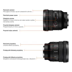 Obiektyw  Sony FE PZ 16-35mm f/4 G +   