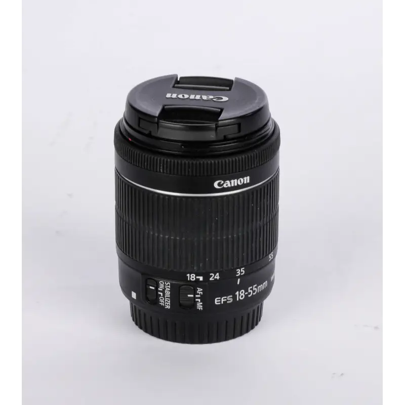 Używany obiektyw Canon EF-S 18-55 IS f/3,5-5,6 STM jak nowy