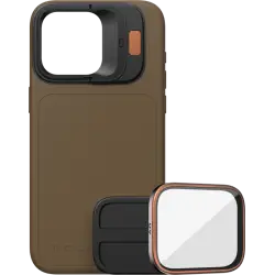 PolarPro Kit - LiteChaser iPhone 15 Pro Case Desert + UV Filter
