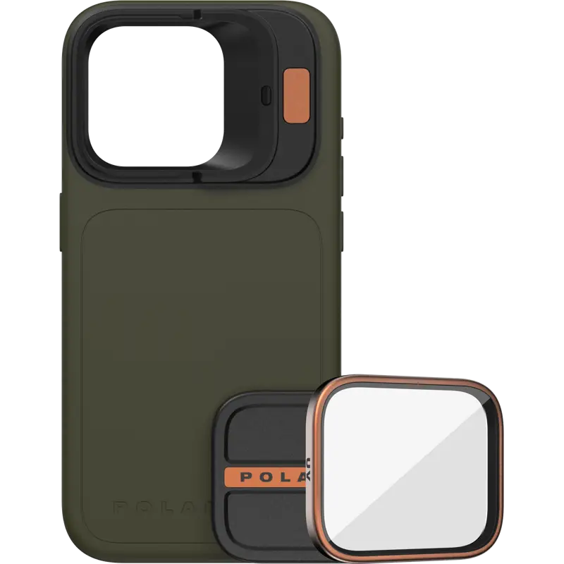 PolarPro Kit - LiteChaser iPhone 15 Pro Max Case Forest + UV Filter