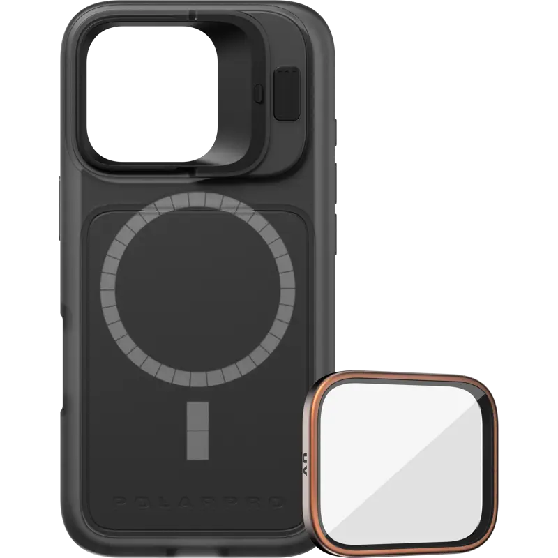 PolarPro Kit - LiteChaser iPhone 16 Pro BaseCase Black + UV Filter