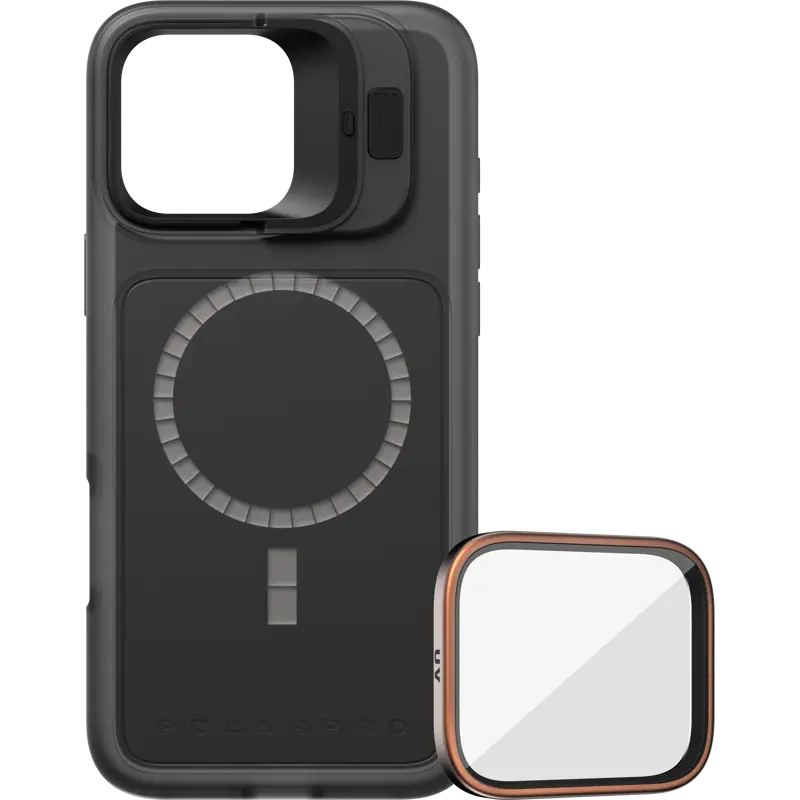 PolarPro Kit - LiteChaser iPhone 16 Pro Max BaseCase Black + UV Filter