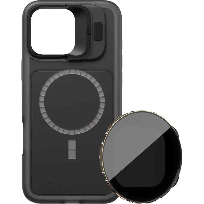 PolarPro Kit - LiteChaser iPhone 16 Pro Max BaseCase Black + VND 3-5 Filter