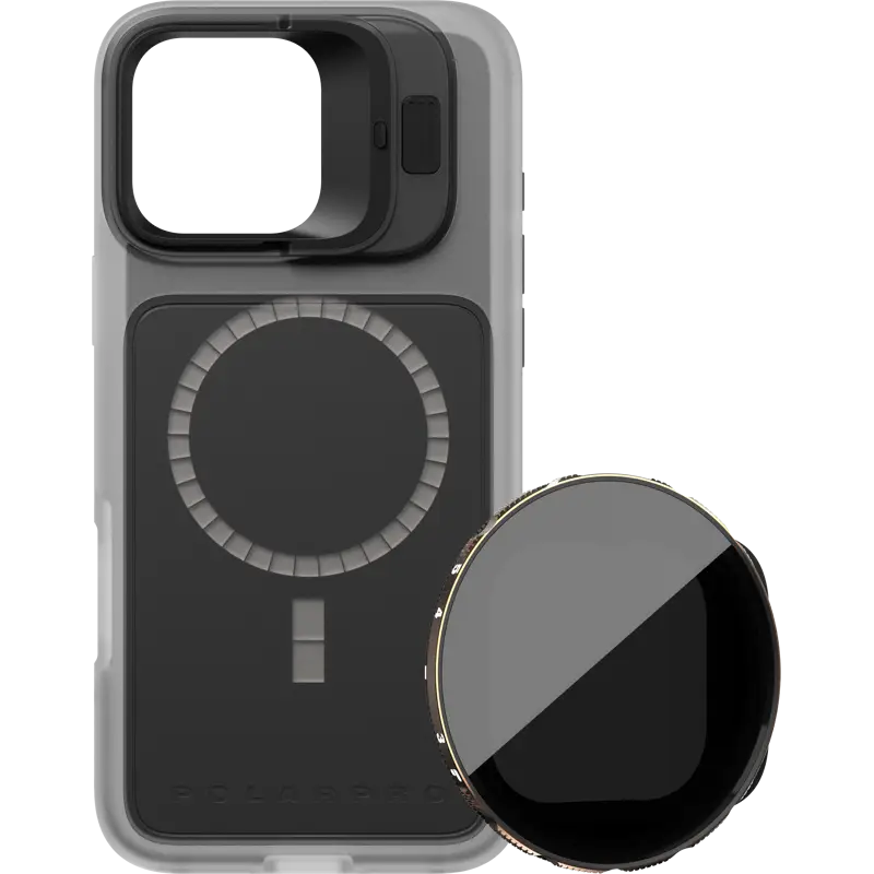 PolarPro Kit - LiteChaser iPhone 16 Pro Max BaseCase Clear + VND 3-5 Filter
