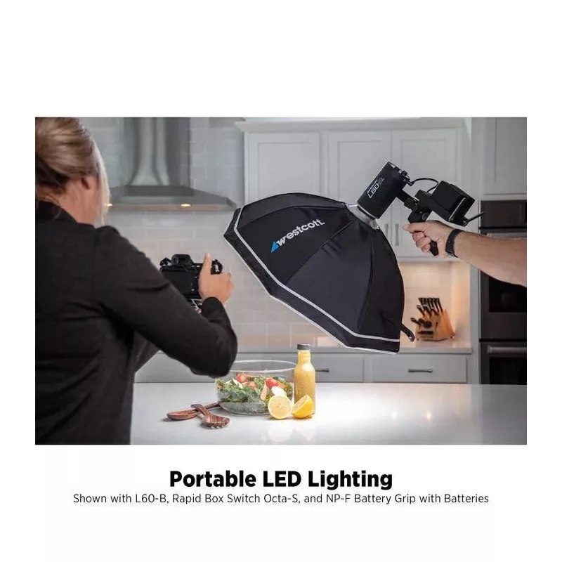 WESTCOTT Lampa LED L60-B Bi-Color COB