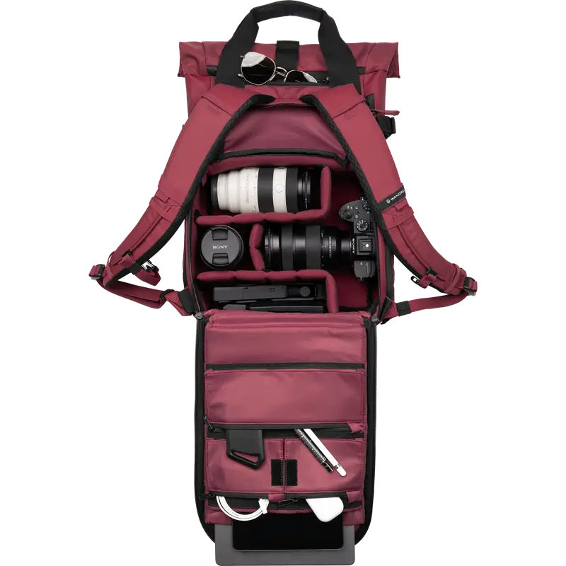 WANDRD PRVKE Photo Bundle 15L Rhone Burgundy