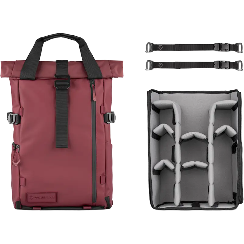 WANDRD PRVKE Photo Bundle 21L Rhone Burgundy