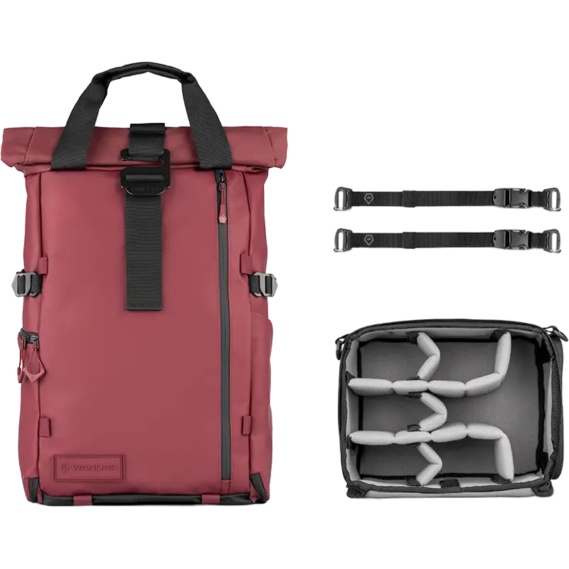 WANDRD PRVKE Photo Bundle 31L Rhone Burgundy