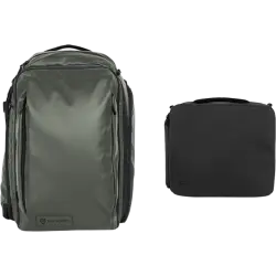 WANDRD Transit Travel Backpack Photo Bundle 35L Wasatch Green