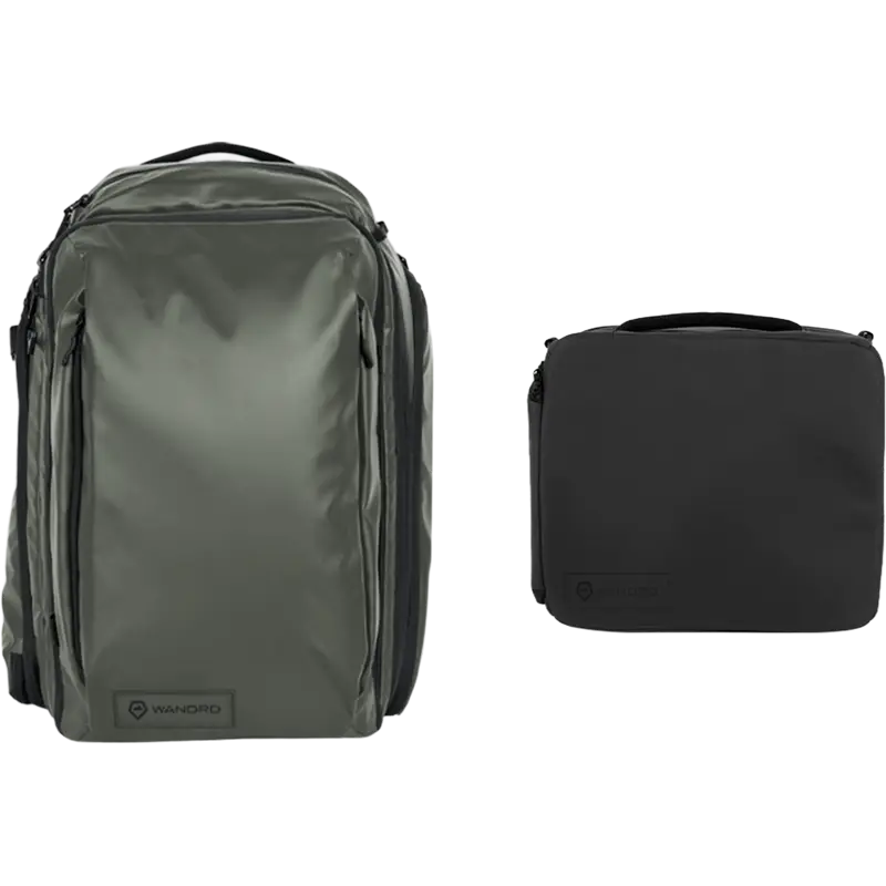 WANDRD Transit Travel Backpack Photo Bundle 35L Wasatch Green