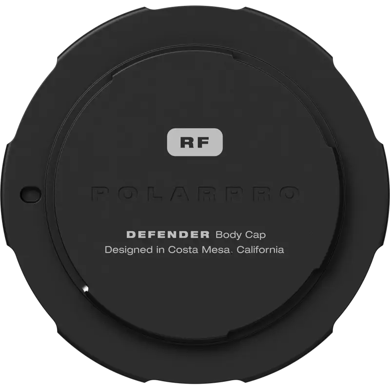 PolarPro Body Cap Canon RF Mount Slate