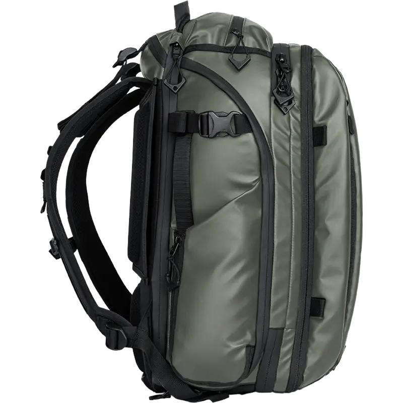 WANDRD Transit Travel Backpack 45L Wasatch Green