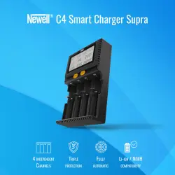 Ładowarka Newell Smart C4 Supra do akumulatorów NiMH/Li-Ion