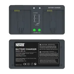 Ładowarka dwukanałowa Newell BC-18B do akumulatorów EN-EL18 do Nikon