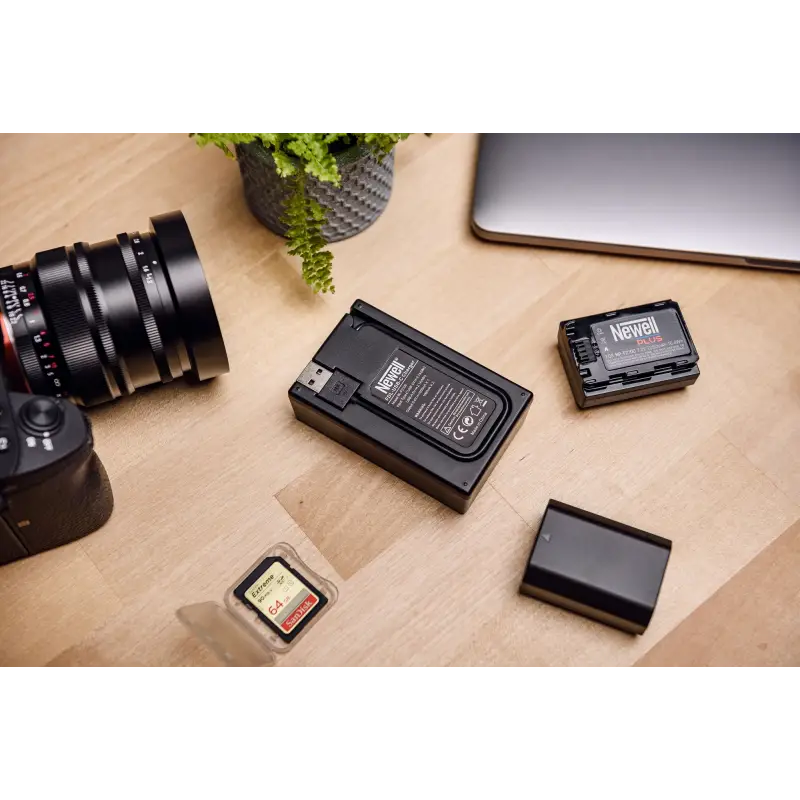 Ładowarka dwukanałowa Newell FDL-USB-C do akumulatorów NP-W126 do Fujifilm