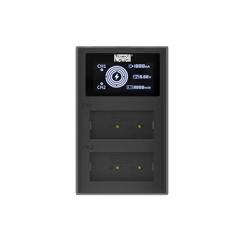 Ładowarka dwukanałowa Newell FDL-USB-C do akumulatorów NP-W126 do Fujifilm