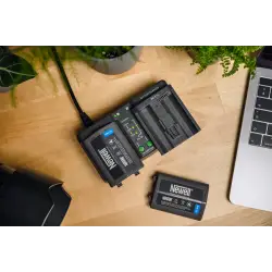 Ładowarka dwukanałowa Newell BC-18B do akumulatorów EN-EL18 do Nikon