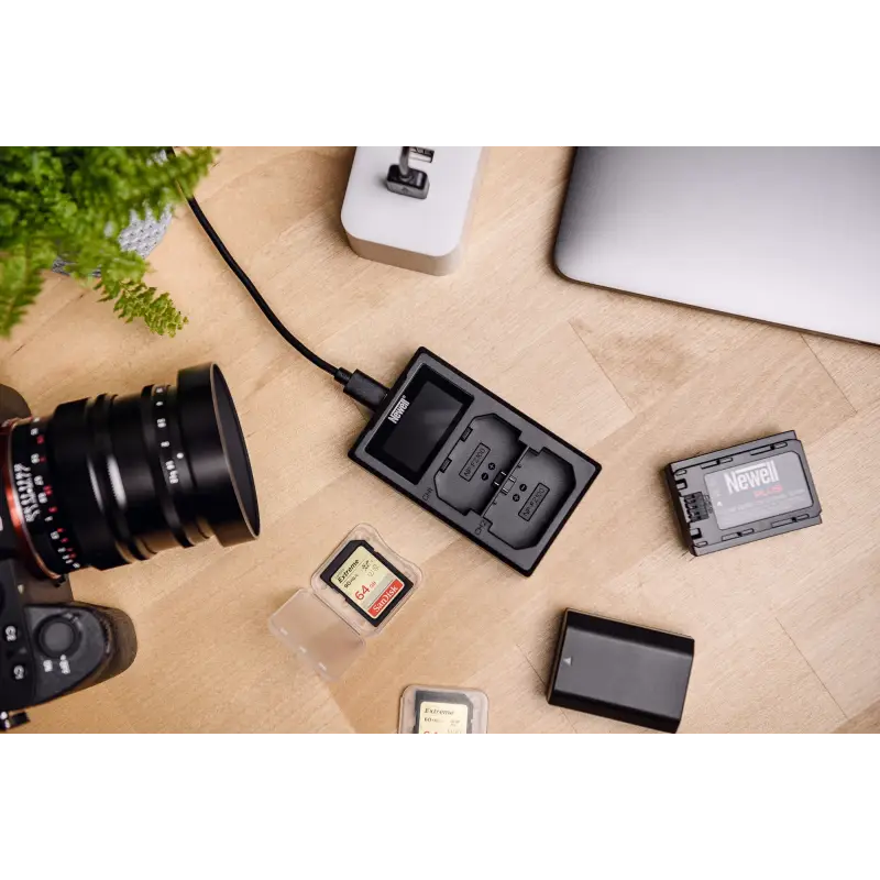 Ładowarka dwukanałowa Newell FDL-USB-C do akumulatorów NP-W126 do Fujifilm