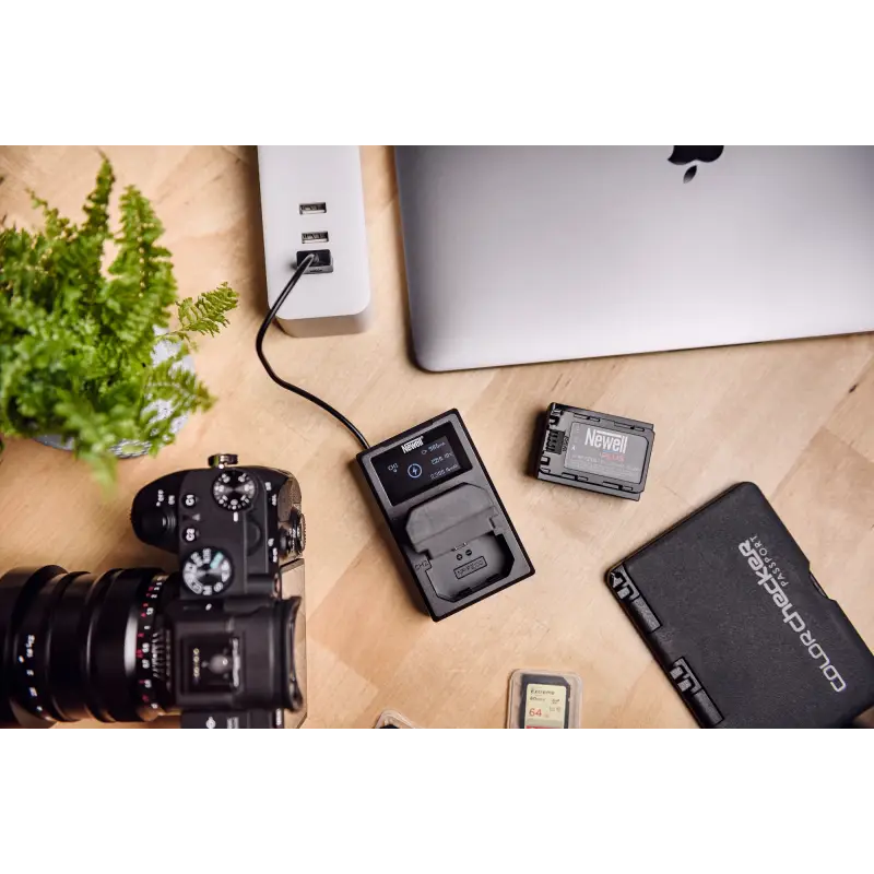 Ładowarka dwukanałowa Newell FDL-USB-C do akumulatorów NP-W126 do Fujifilm