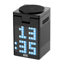 Ładowarka MagSafe z głośnikiem i wyświetlaczem Newell induOne MagPlay do 3 urządzeń mobilnych