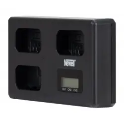 Ładowarka trójkanałowa Newell TT-USB-C do akumulatorów NP-FW50 do Sony