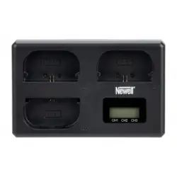 Ładowarka trójkanałowa Newell TT-USB-C do akumulatorów LP-E6 do Canon