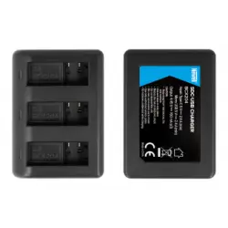 Ładowarka trzykanałowa Newell SDC-USB do akumulatorów BCX204 do Osmo Action