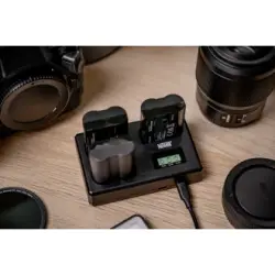 Ładowarka trójkanałowa Newell TT-USB-C do akumulatorów EN-EL15 do Nikon