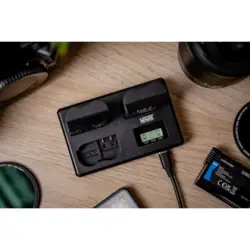 Ładowarka trójkanałowa Newell TT-USB-C do akumulatorów EN-EL15 do Nikon
