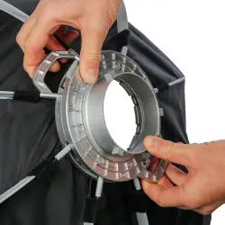Softbox QuickFold Octa PRO STUFF 90cm z gridem