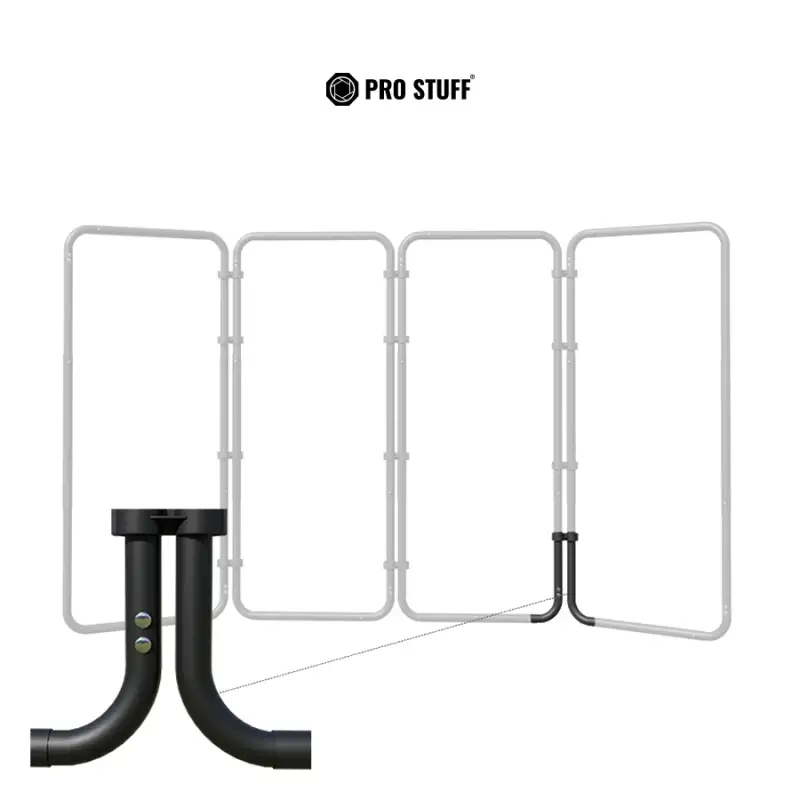 Greenscreen z Ramą Panoramic PRO STUFF 2,4 x 4 m