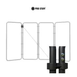 Greenscreen z Ramą Panoramic PRO STUFF 2,4 x 4 m