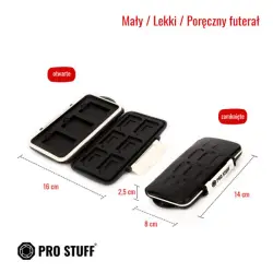 Etui na karty pamięci PRO STUFF 6SD/3XQD