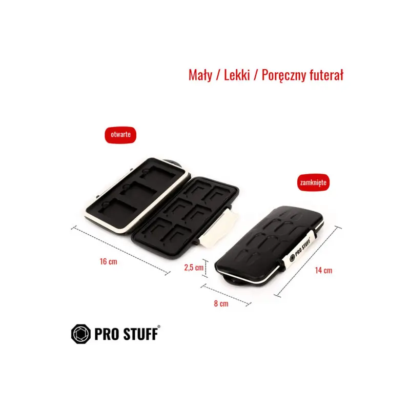 Etui na karty pamięci PRO STUFF 6SD/3XQD