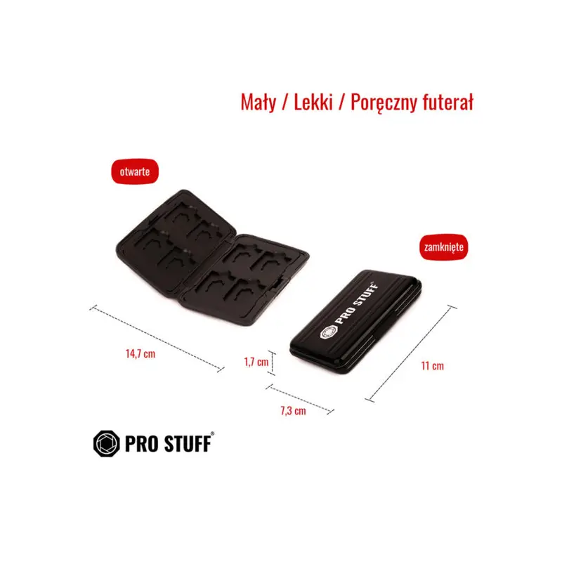 Etui na karty pamięci PRO STUFF 8 x SD/8 x microSD