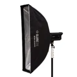 GlareOne Softbox 25x100 PRO - zestaw z gridem