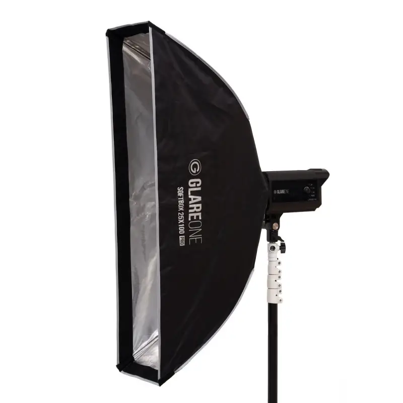 GlareOne Softbox 25x100 PRO - zestaw z gridem