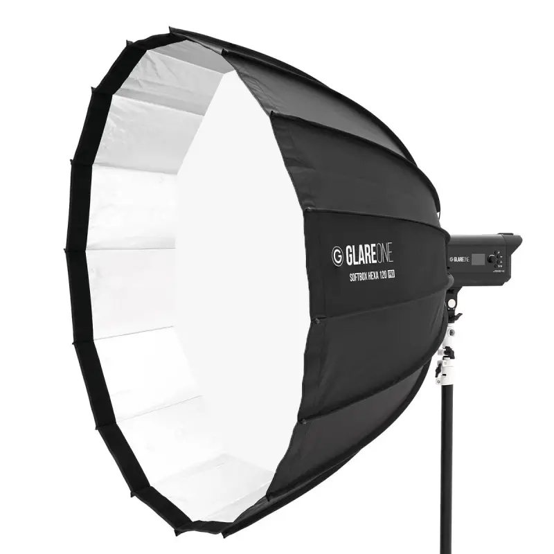 GlareOne Softbox Hexa 120 PRO zestaw dyfuzorów