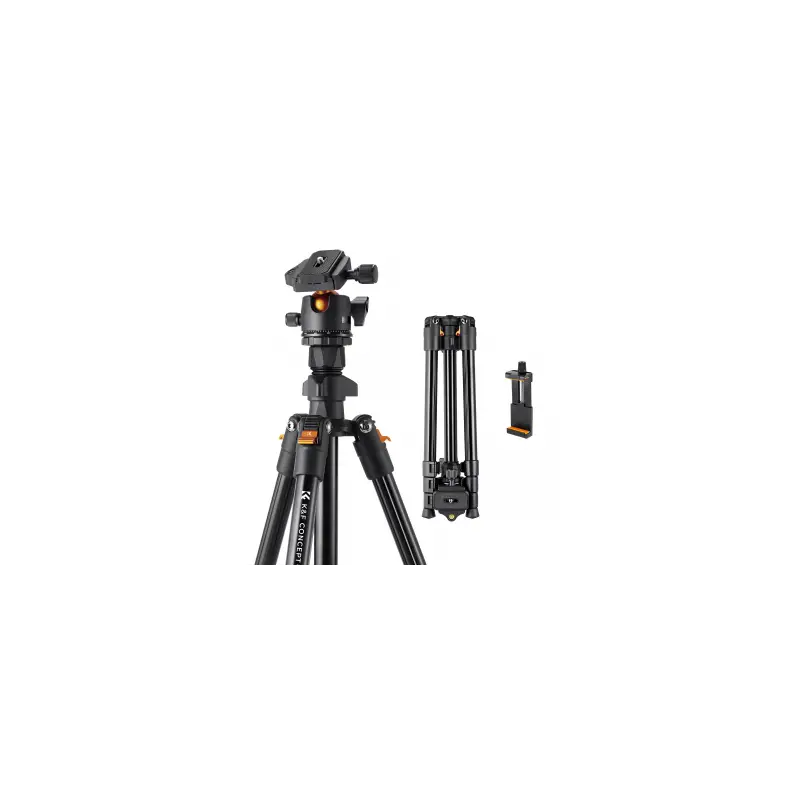 Statyw K&F Concept K234A0 z głowicą kulową BH-28L i uchwytem na telefon