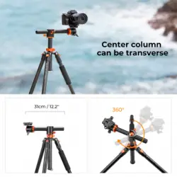 Statyw K&F Concept T254A4 z głowicą kulową BH-28L