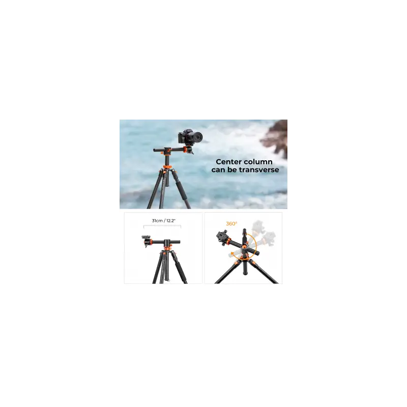 Statyw K&F Concept T254A4 z głowicą kulową BH-28L