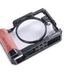 Używany aparat Sony RX100 VII (2941179-J), klatka SmallRig, oryginaly futerał, ładowarka, dodatkowy akumulator Sony