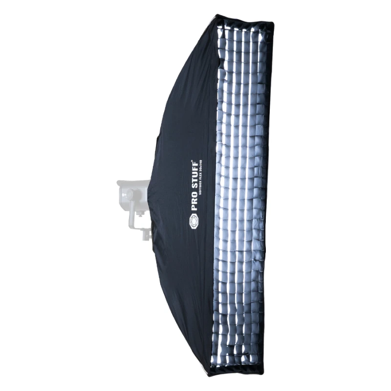 Softbox Strip Flex z gridem PRO STUFF 30 x 140cm (mocowanie Bowens)