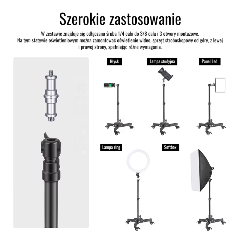 Niski statyw podłogowy PRO STUFF GLS-88