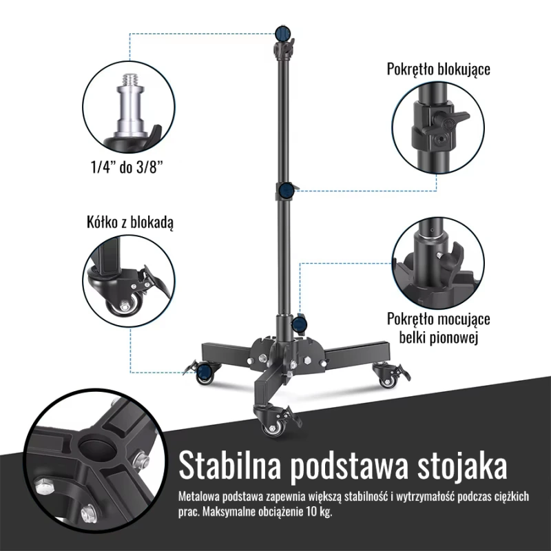 Niski statyw podłogowy PRO STUFF GLS-88