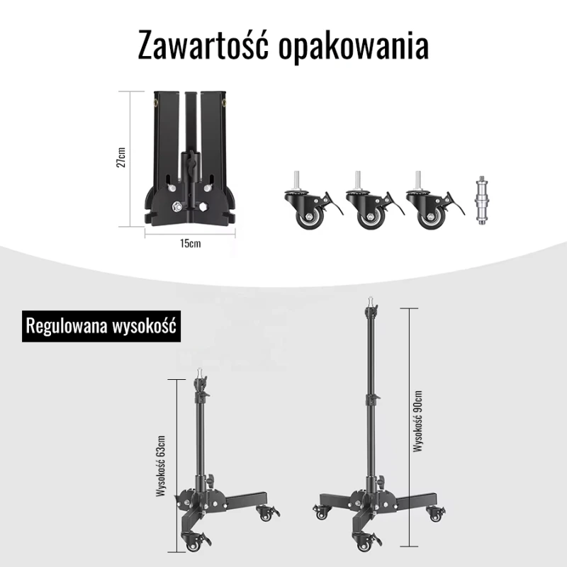 Niski statyw podłogowy PRO STUFF GLS-88