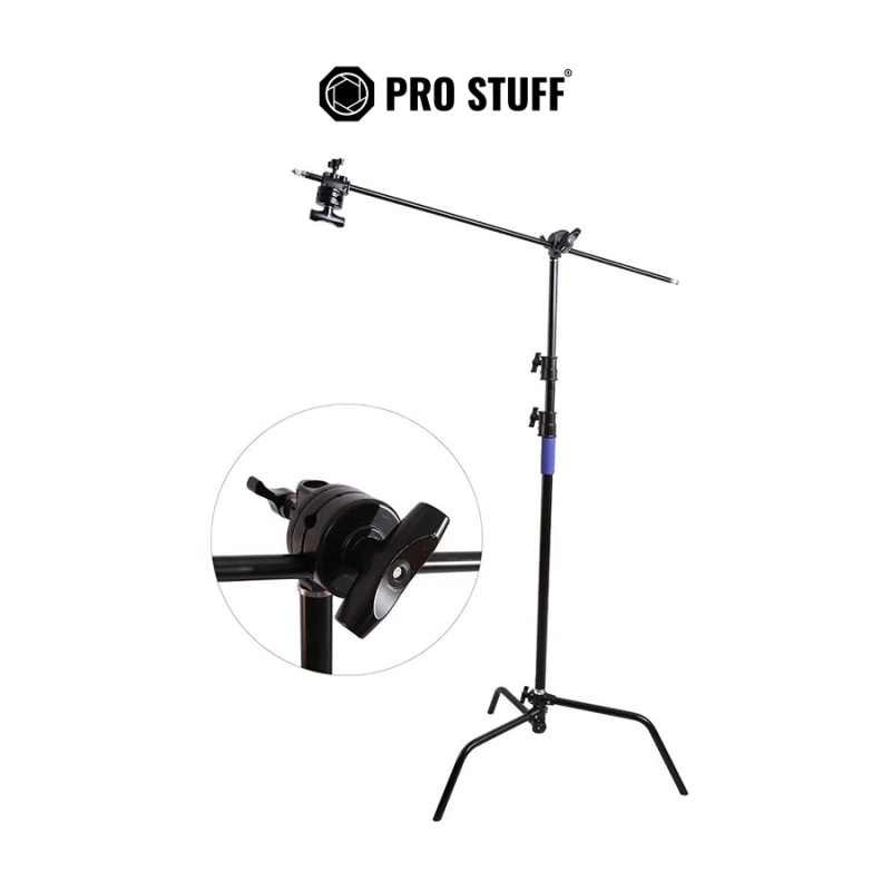 Statyw oświetleniowy C-stand PRO STUFF ST-C5B Kit czarny
