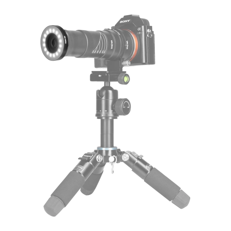 Lampa pierścieniowa LED Venus Optics do obiektywu Laowa 25 mm f/2,8 Ultra Macro