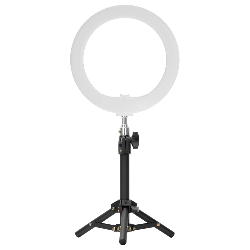 Lampa pierścieniowa LED Newell RL-10A Arctic White + statyw